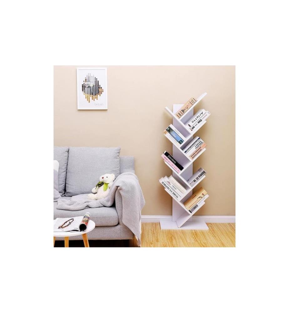 VASAGLE - Regal Tree 50 x 141.5 cm, Weiss