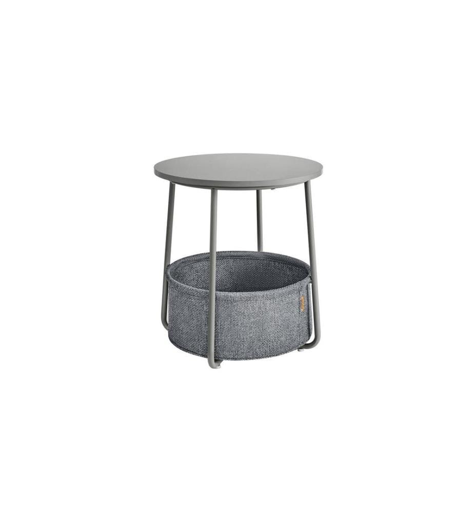 VASAGLE - Table basse 45 x 51 cm, Gris