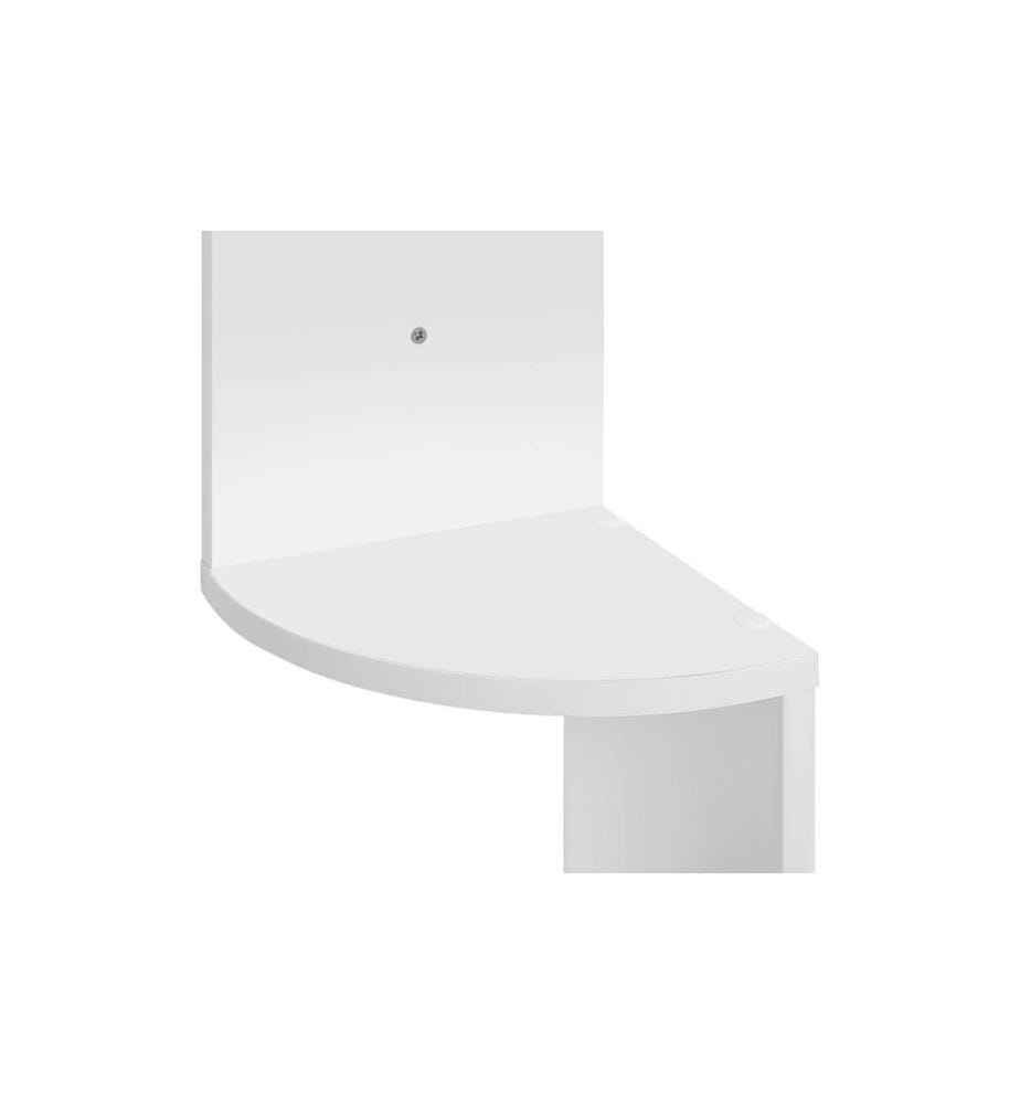 VASAGLE - Étagère murale avec 5 niveaux 20 x 127.5 cm, Blanc