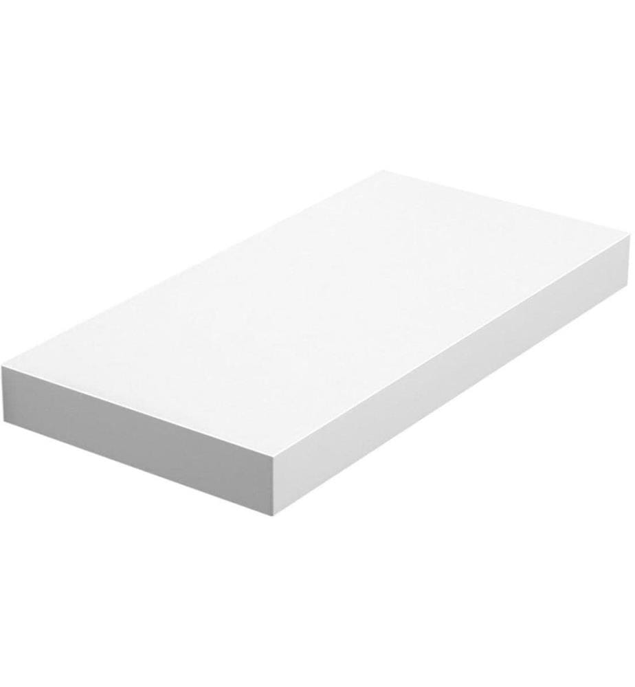 VASAGLE - Wandregal 40 x 3.8 cm, Weiss