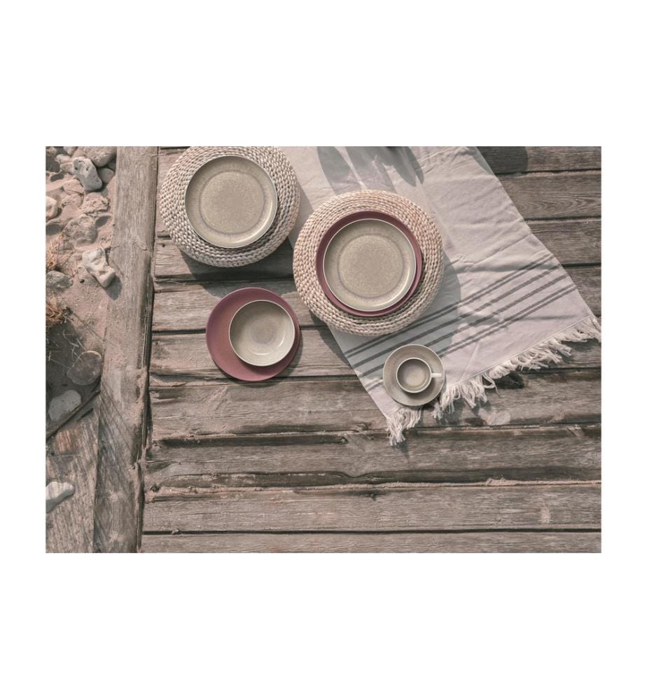 VILLEROY & BOCH - Assiette non décorative Perlemor Sand 6 Pièce/s, Beige