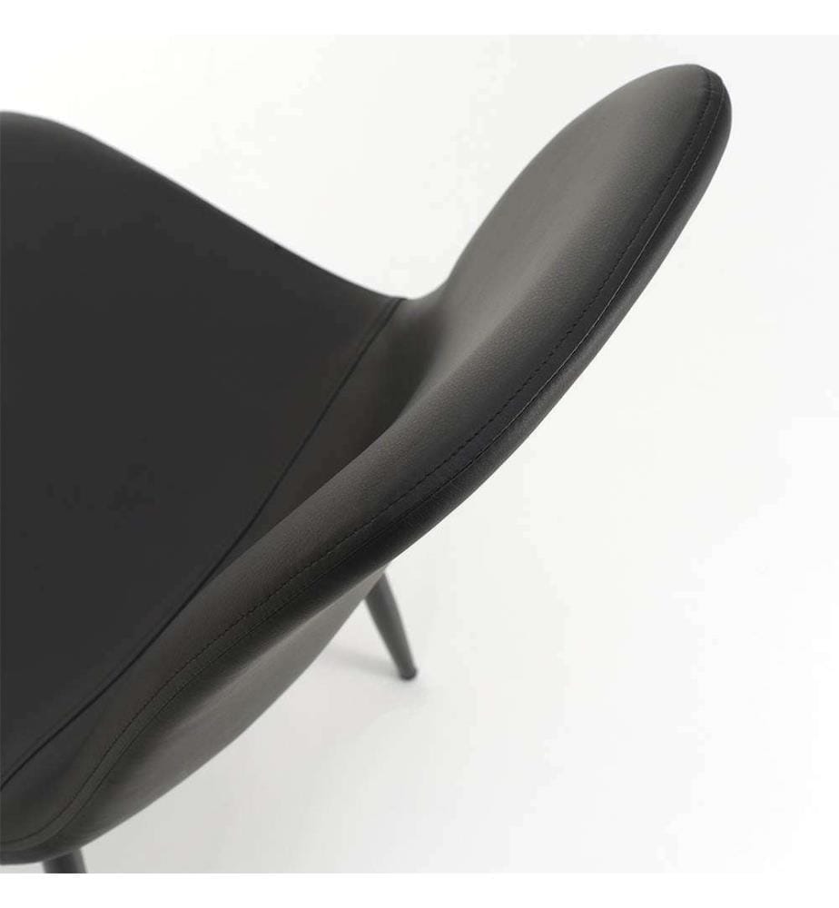 TFT Set of 4 Datia Chairs 44 x 50 x 85 cm - Black | DeinDeal