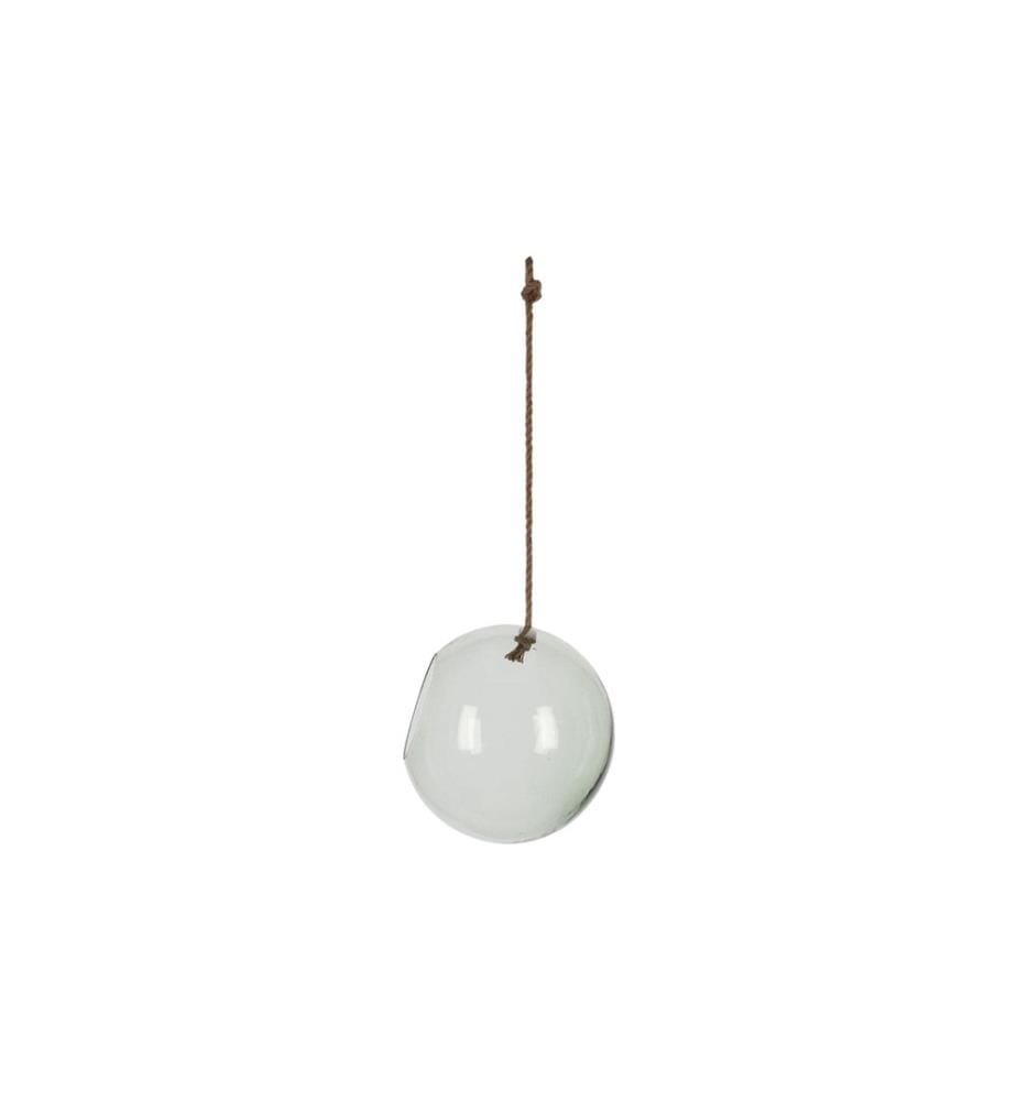 ESSCHERT DESIGN - Pflanzenhänger Glaskugel L 24.5 cm, Transparent