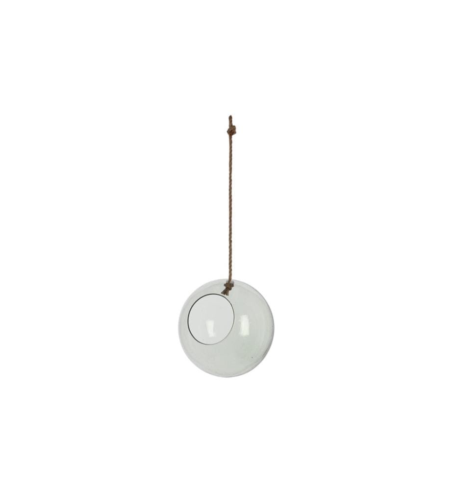 ESSCHERT DESIGN - Pflanzenhänger Glaskugel L 24.5 cm, Transparent