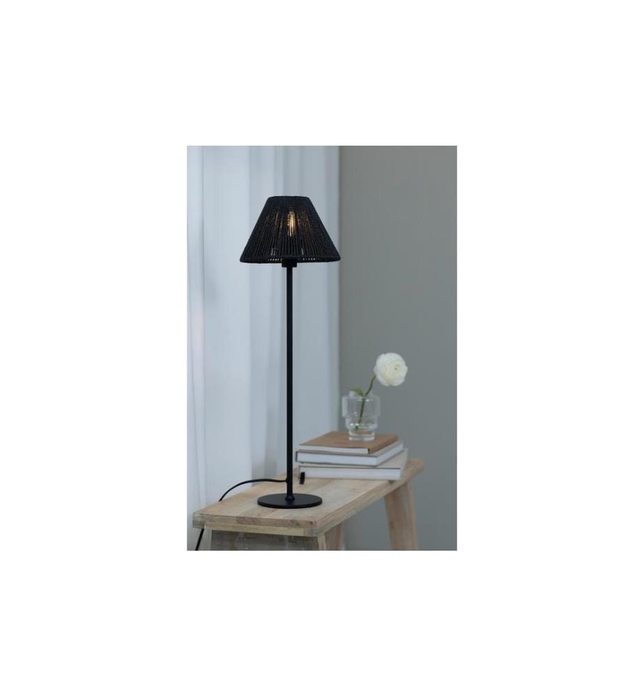 Markslöjd Lampe de bureau Corda 1L, E14, 4 W, noir