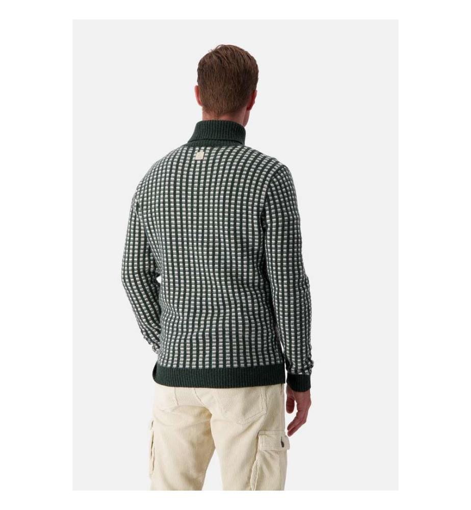 Rollkragenpullover - Yucca-Offwhite