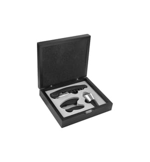 IBILI - Set à vin dans une boîte 16,5 x 14 cm Argenté