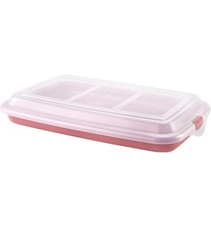 IBILI - Récipients pour charcuterie Charcuterie 24.8 x 14.4 cm, rouge
