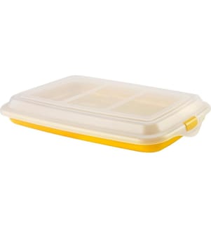 IBILI - Récipients pour charcuterie Tranches 24.8 x 14.4 cm, jaune