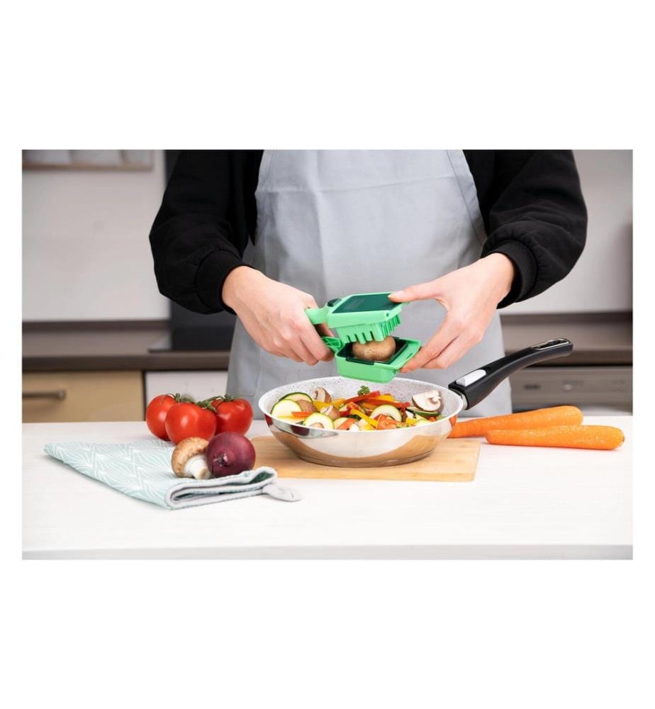 GENIUS - Gemüseschneider Nicer Dicer Quick Professional Grün