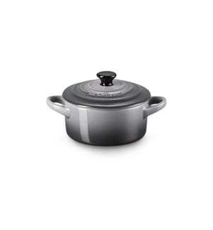 Le Creuset - Auflaufform Mini Cocotte Rund, Dunkelgrau