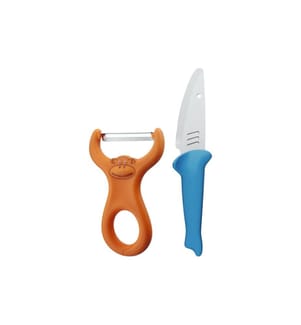 WMF - Kinder Küchenmesser Willy Mia Fred Blau/Rot