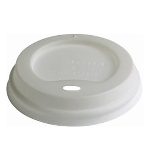 HAUSHALTSWARE - Deckel zu 180 ml Kaffeebecher, 50 Stück, Weiss