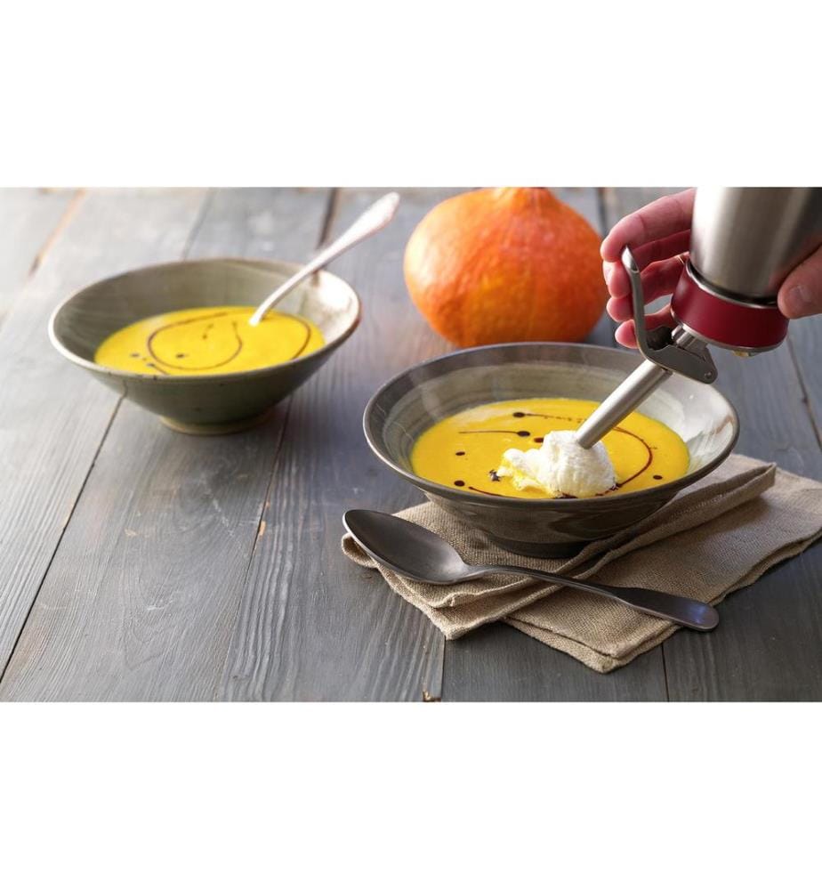 KISAG - Souffleurs de crème Whipper Basic 0.5 l, Argenté