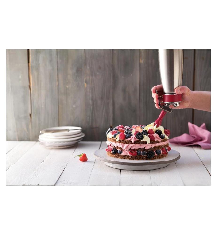 KISAG - Souffleurs de crème Whipper Basic 0.5 l, Argenté