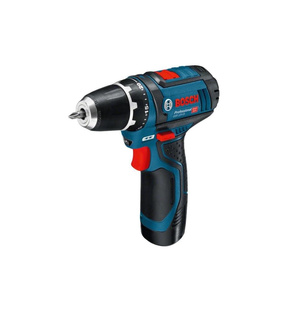 BOSCH - Professional Perceuse-visseuse sans fil GSR 12 V-15 Kit 1x 4,0 Ah + 1x 2,0 Ah