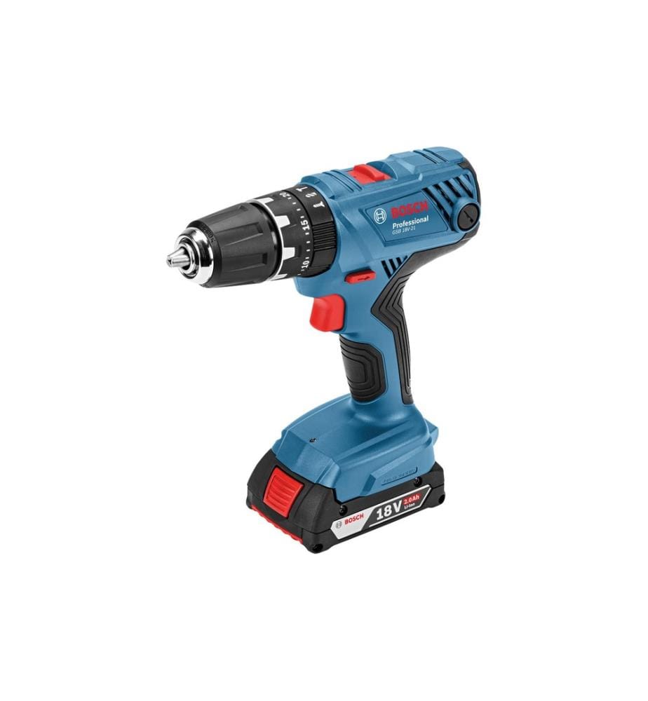 BOSCH - Professional Perceuses à percussion sans fil GSB 18 V-21 Kit