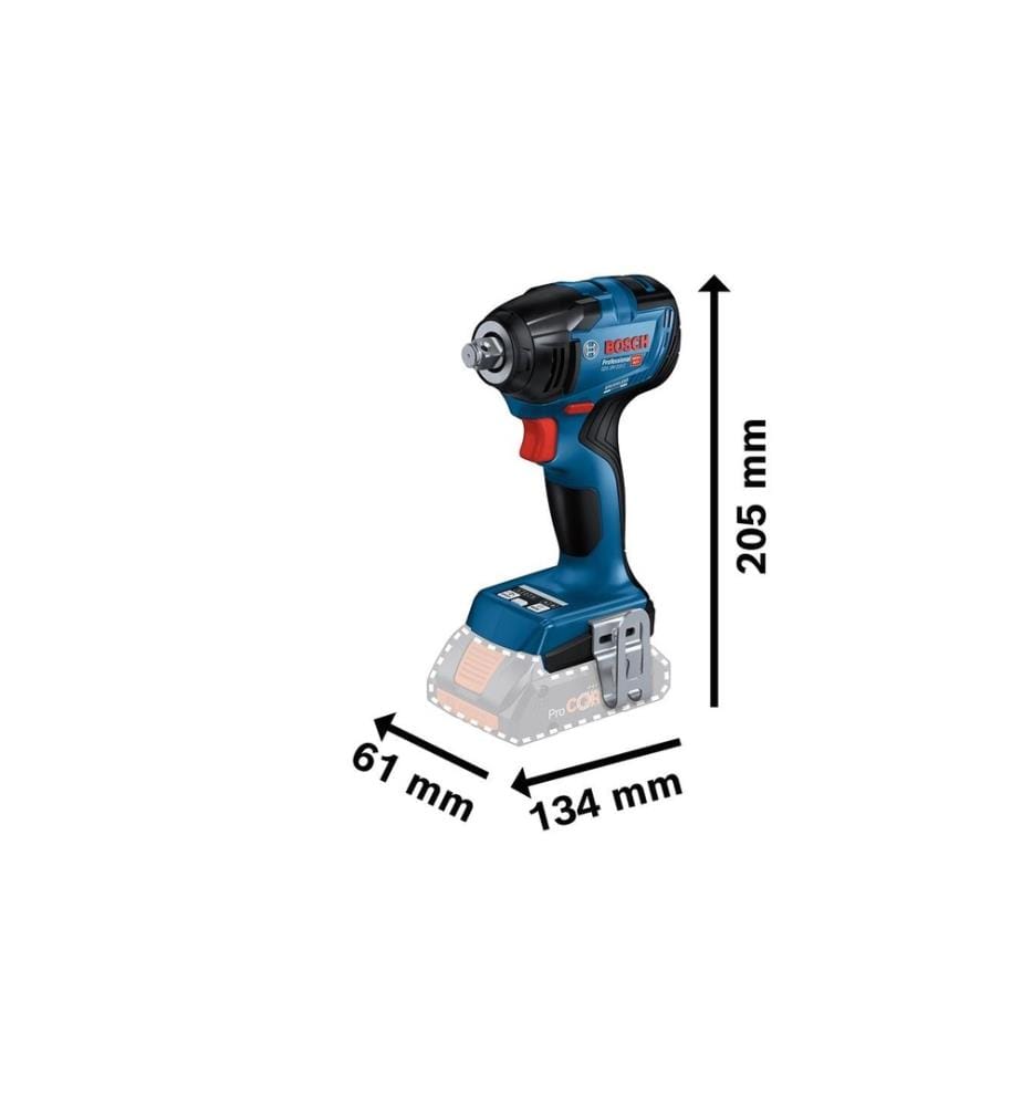 BOSCH - Professional Visseuses à percussion sans fil GDS 18V-210 C Solo