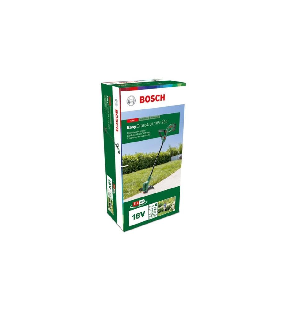 BOSCH - Débroussailleuse sans fil EasyGrassCut 18 V - 230 Set