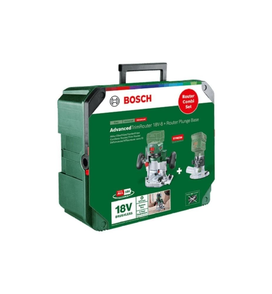 BOSCH - Kit combiné routeur sans batterie ni chargeur