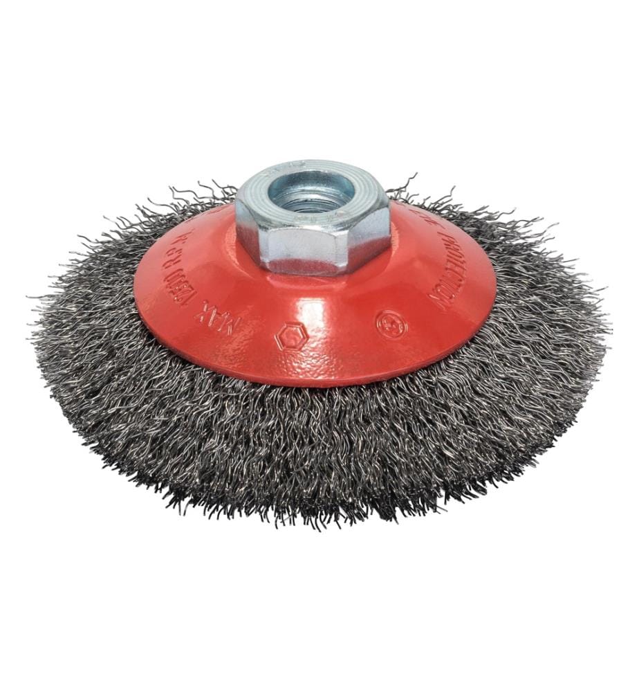 BOSCH - Professional Brosse conique fil d'acier ondulé, 100 mm