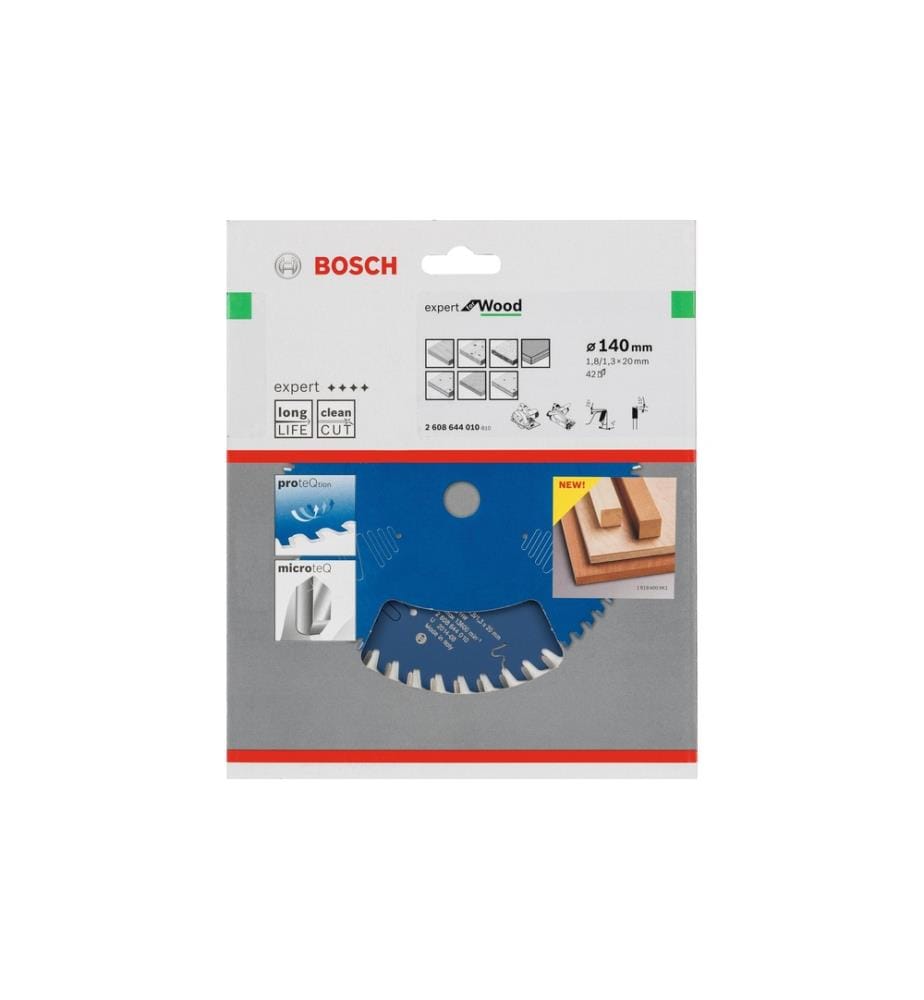 BOSCH - Professional Kreissägeblatt Expert for Wood 140 x 1.8 x 20 mm, Z 42