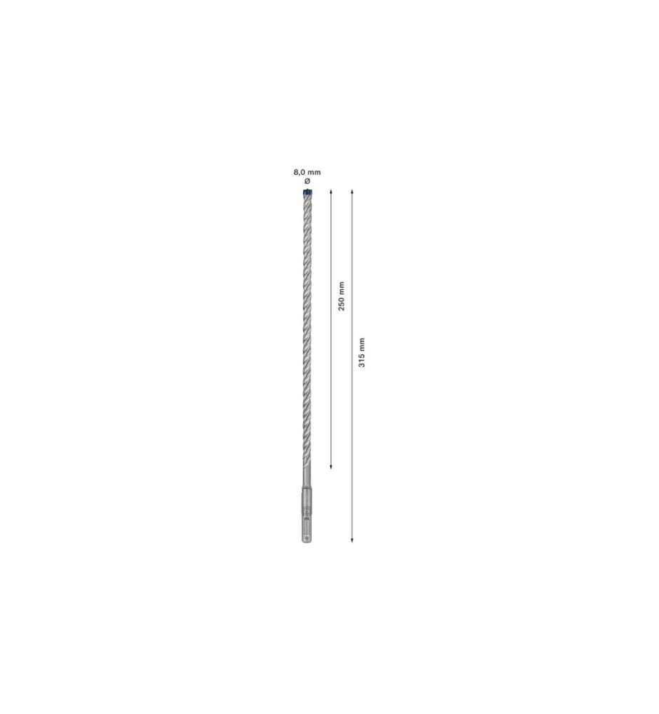 BOSCH - Professional Foret marteau EXPERT SDS plus-7X, 8 x 250 x 315 mm
