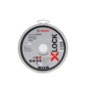 BOSCH - Professional Trennscheibe gerade X-LOCK Standard for Inox 125 x 1