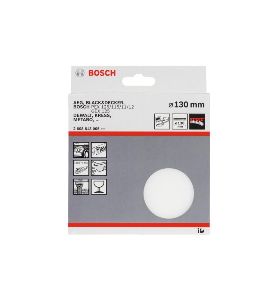 BOSCH - Professional Éponge de polissage 130 mm