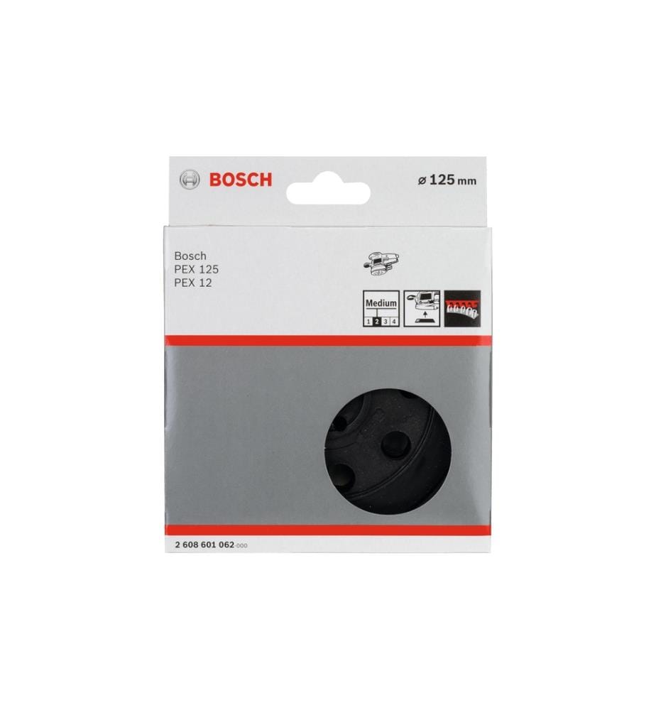 BOSCH - Professional Plateau de ponçage mi-dur, 125 mm
