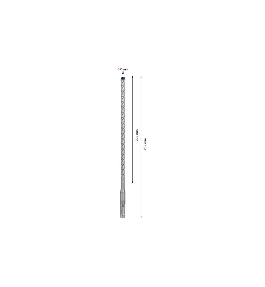 BOSCH - Professional Foret marteau EXPERT SDS plus-7X, 8 x 200 x 265 mm