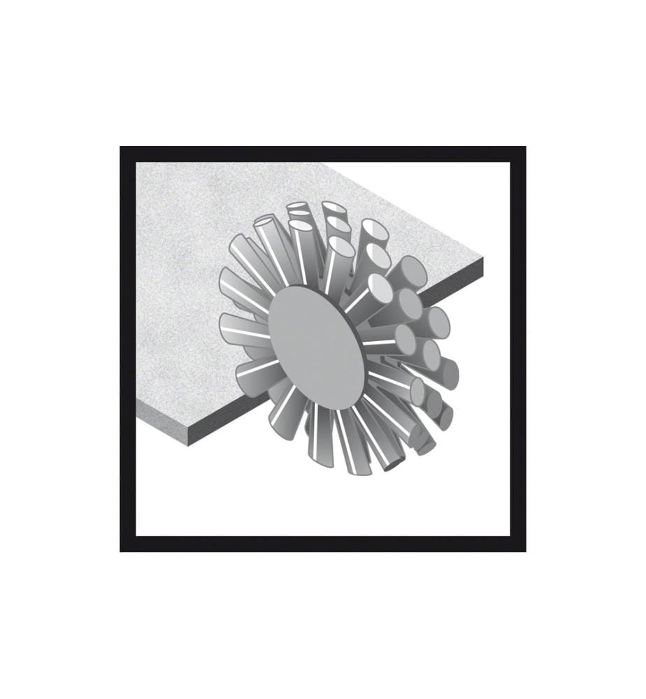 BOSCH - Professional Brosse à disque X-LOCK 115 mm, fil d'acier noué