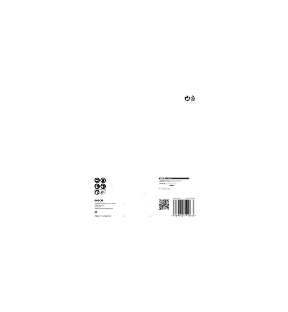 BOSCH - Professional Papier de verre EXPERT C470, 150 mm, G 180, 5 pcs.