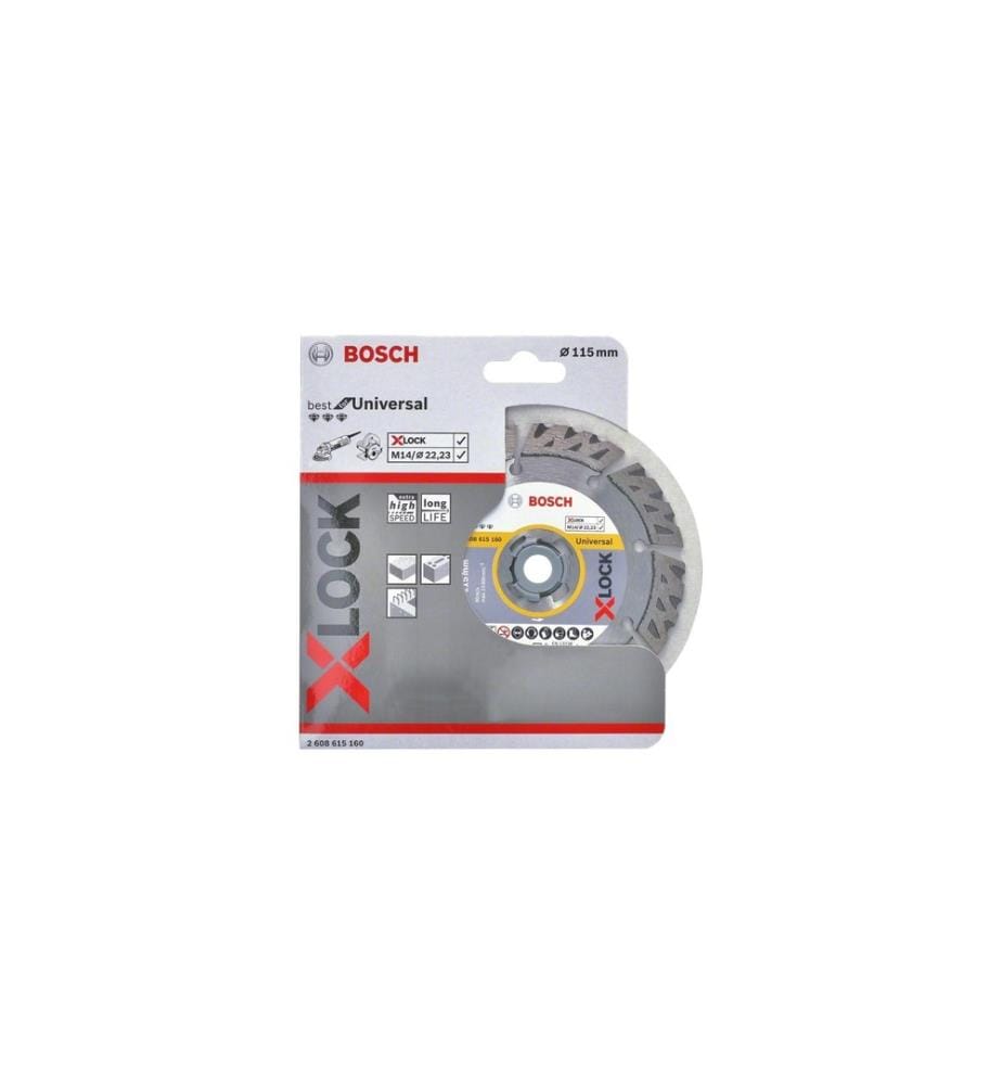 BOSCH - Professional Disque à tronçonner X-LOCK Best for Universal 115 mm