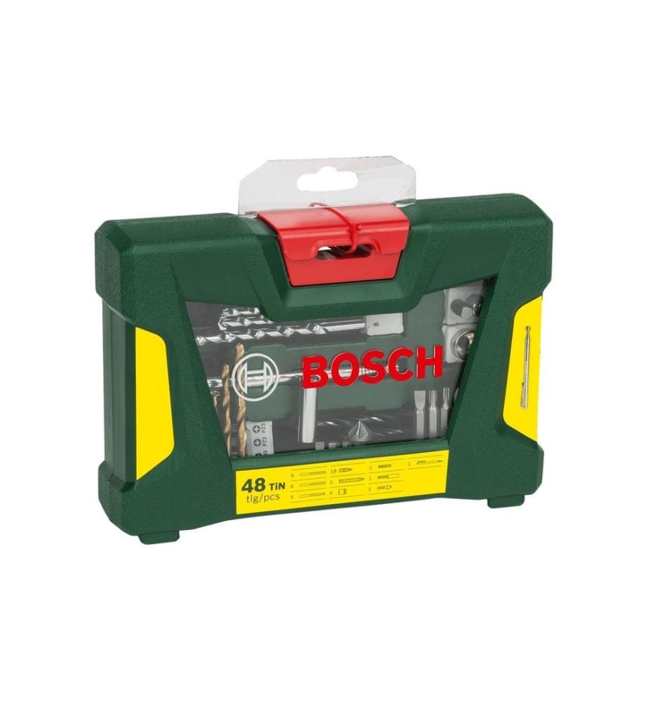 BOSCH - Bohrer- und Bit-Set V-Line TiN, 48-teilig