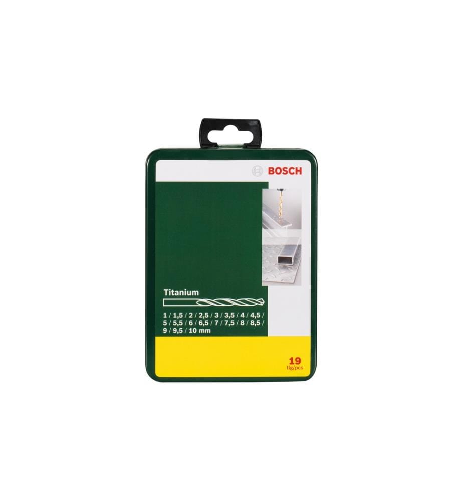 BOSCH - Kits de forets à métaux HSS-TiN, 19 pièces