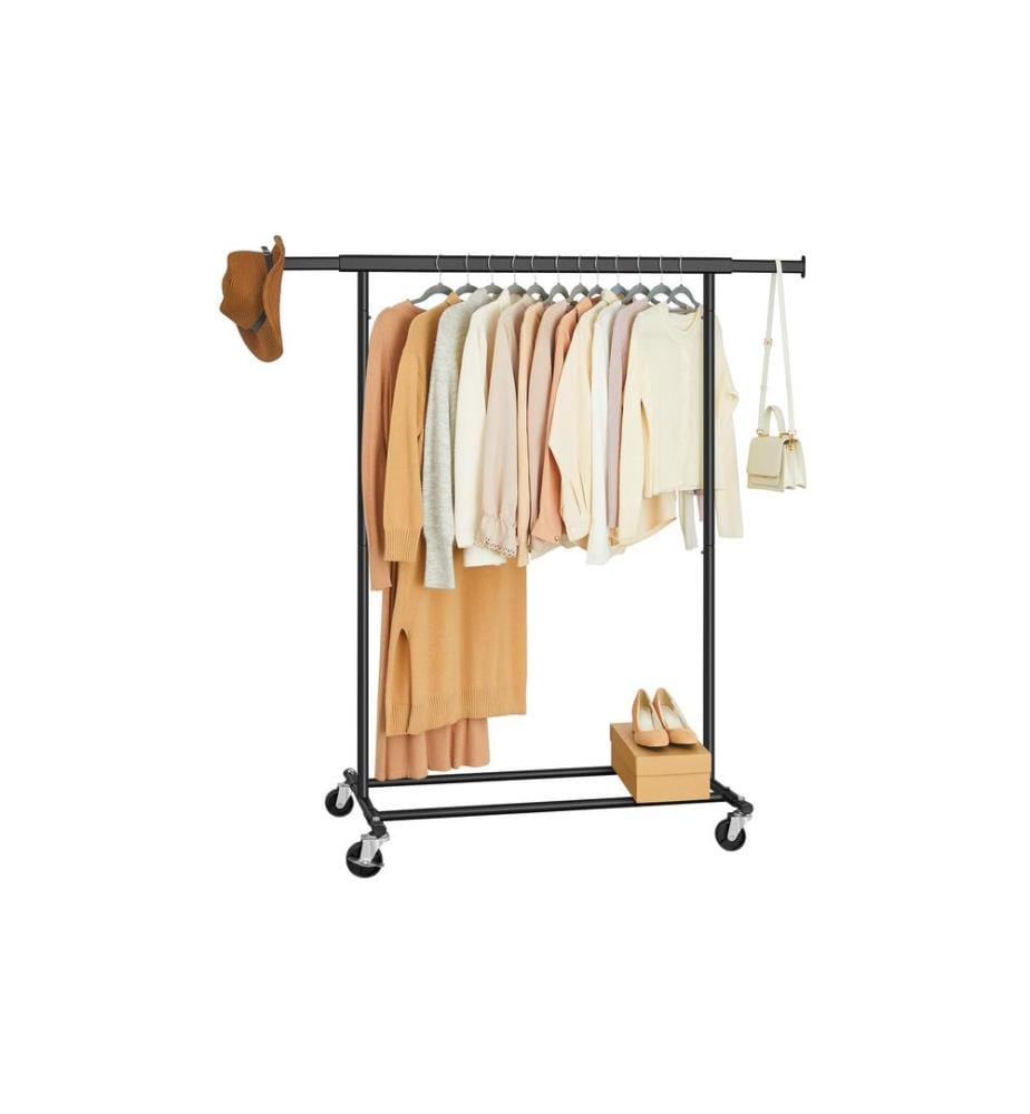Songmics - Porte-manteau 92 - 132cm, Noir