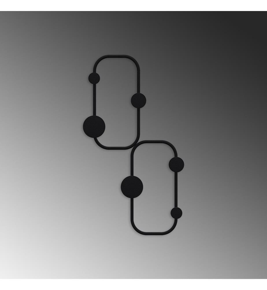 6x Wandhaken Vistule Aus Metall – Satiniertes Silber, 128/87 Mm, Für Türen & Möbel