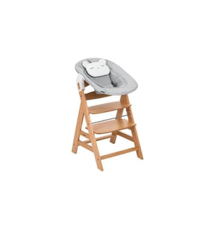 HAUCK - Treppenhochstuhl Alpha Newborn Set Pre Nature Grey
