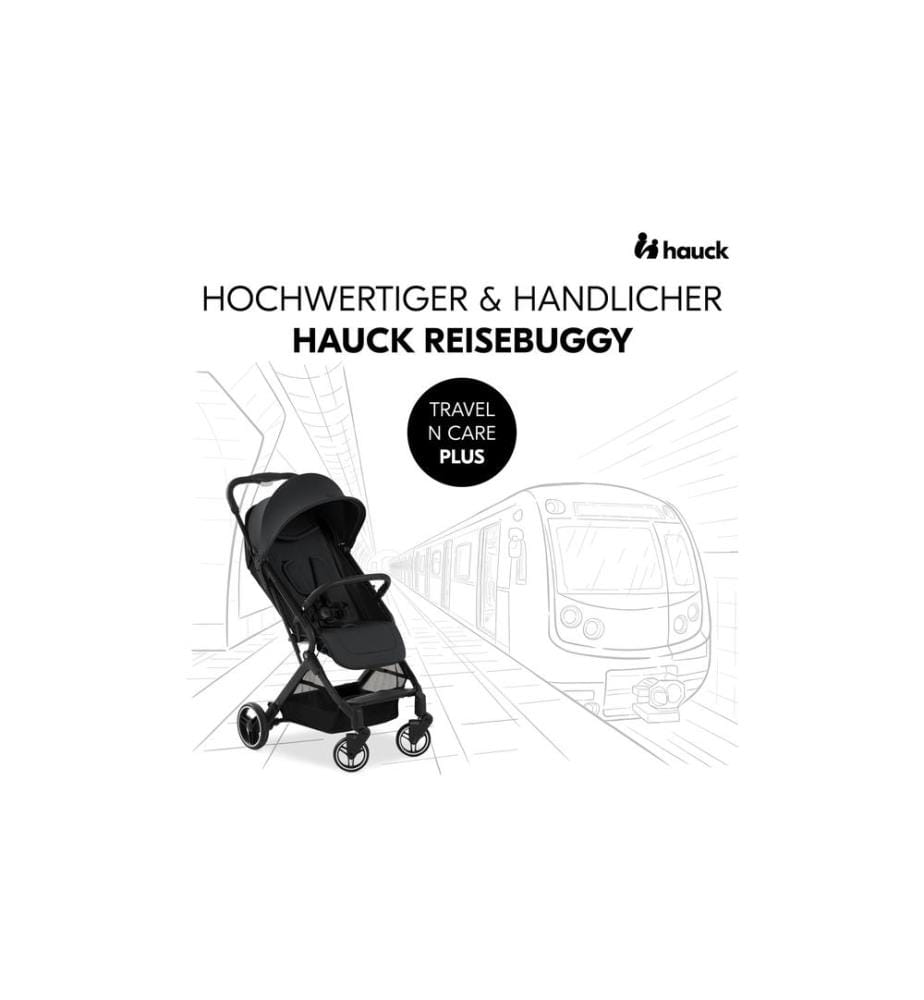 HAUCK - Buggy Travel N Care Plus Noir