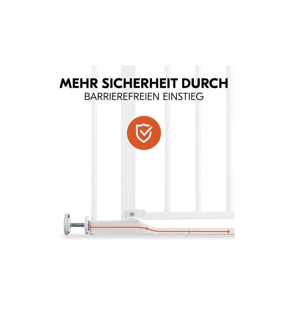 HAUCK - Barrière de sécurité Clear Step Autoclose 2 Blanc 75 cm - 80 cm