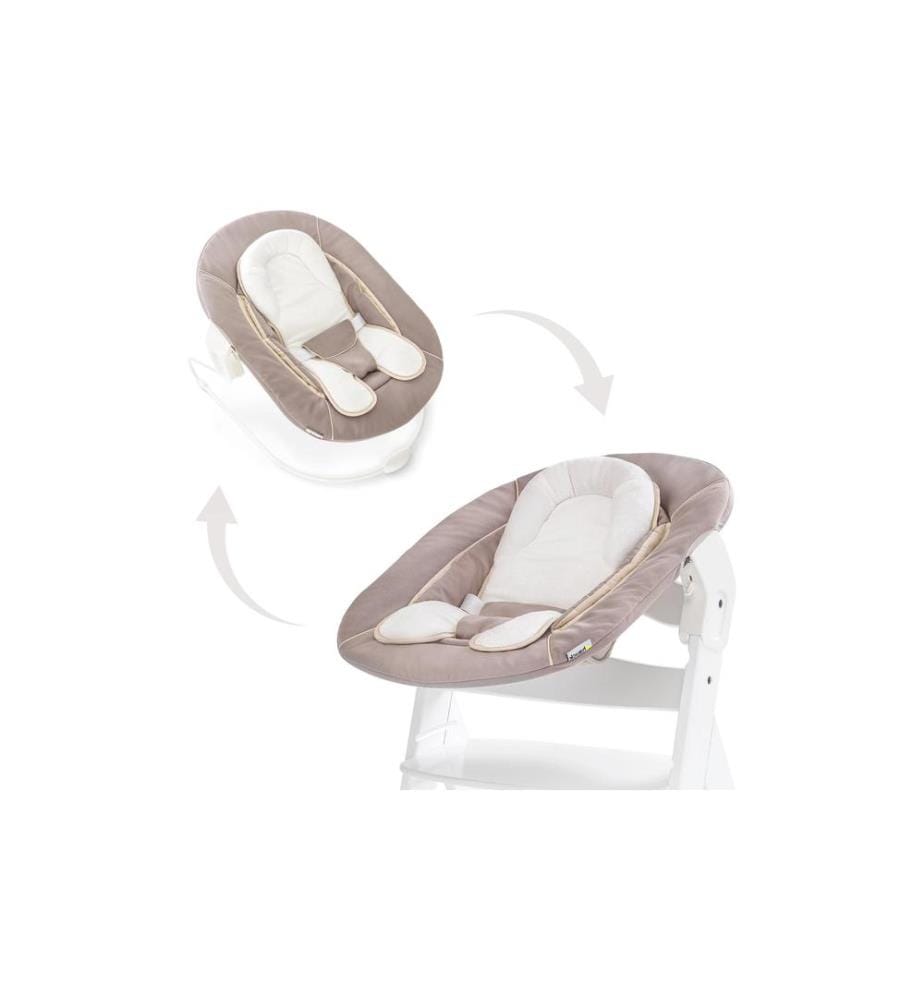 HAUCK - Hochstuhlaufsatz Alpha Bouncer 2in1 Stretch Beige