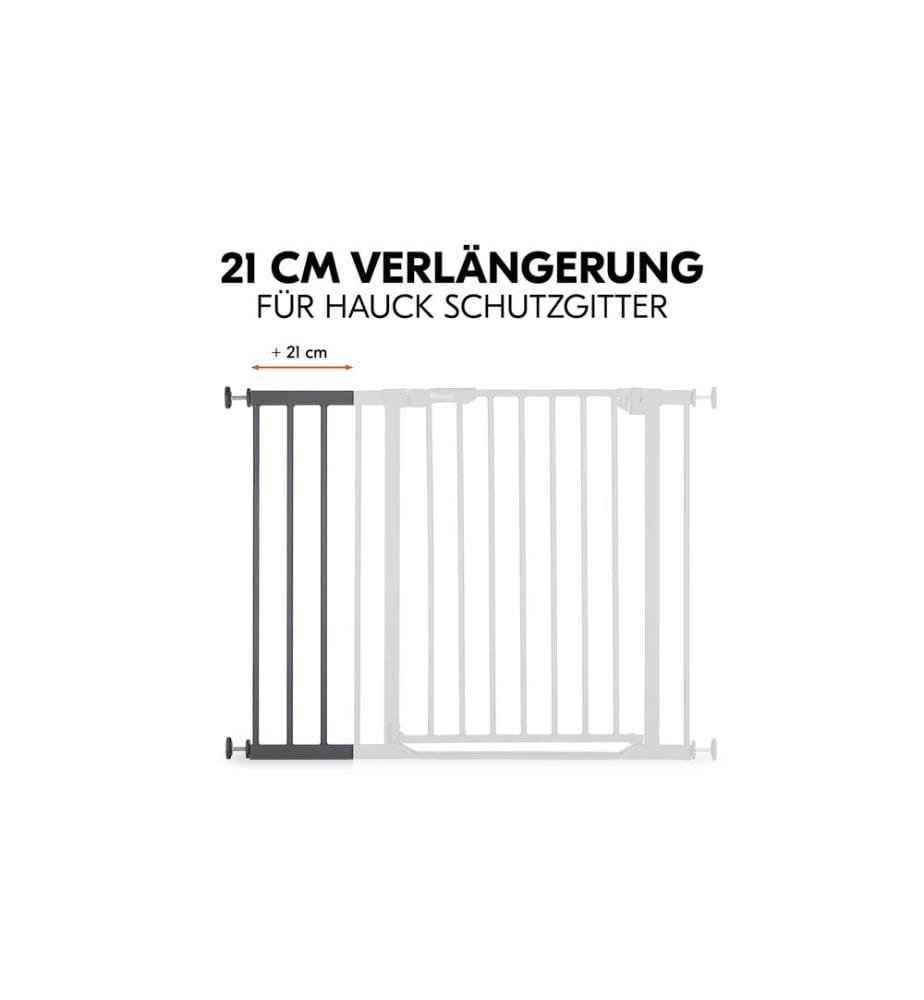 HAUCK - Rallonge Safety Gate Extension 21 cm Gris foncé