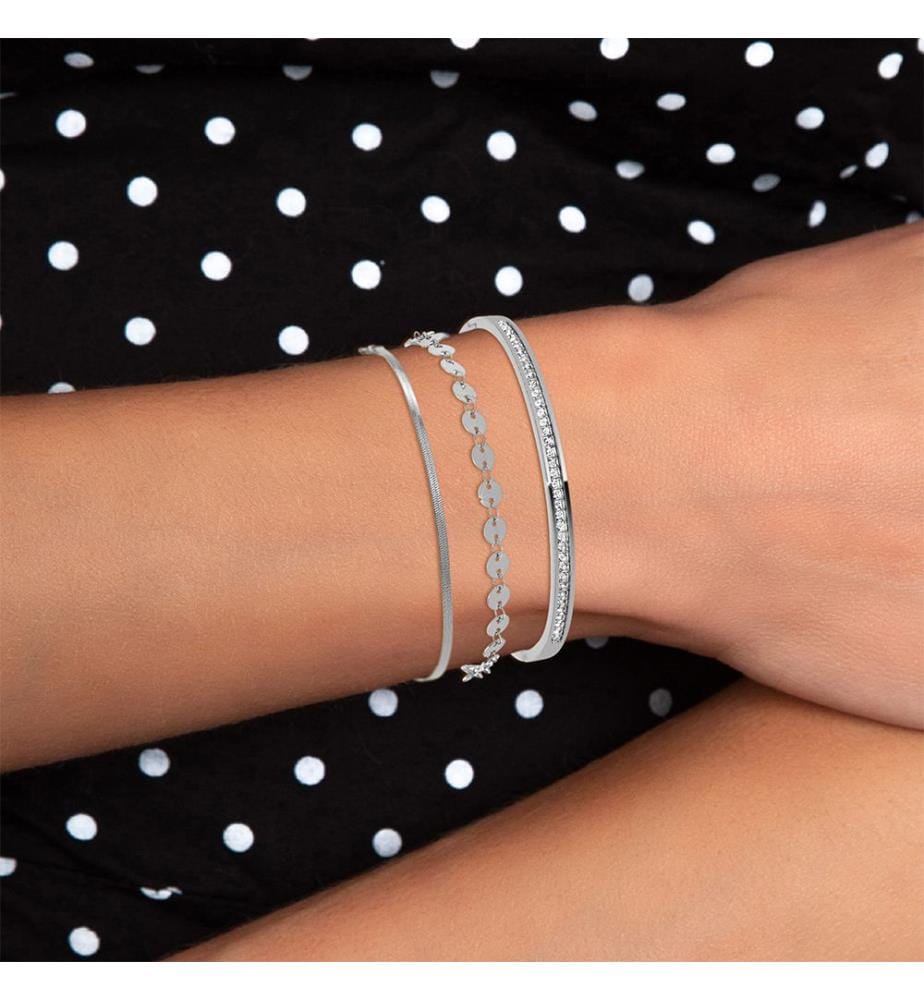 Lot de 3 Bracelets - Argenté