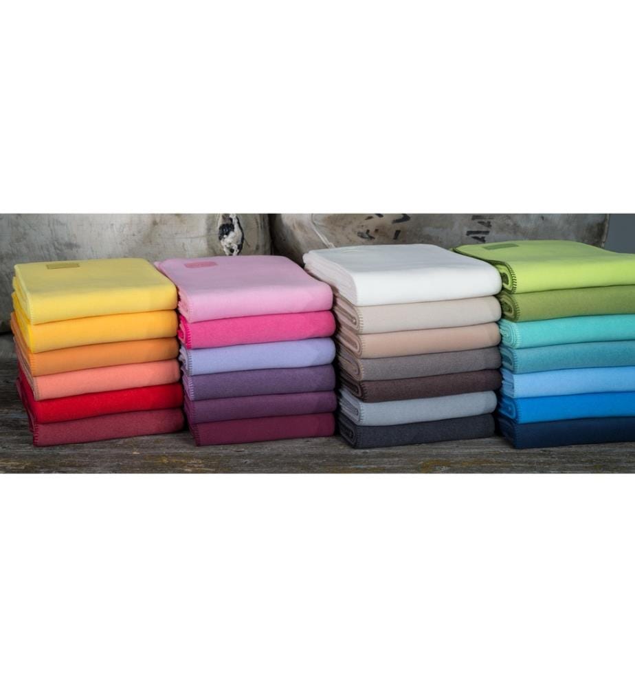 ESKIMO - Couverture Edelvelours Blanc de laine, 150 x 200 cm