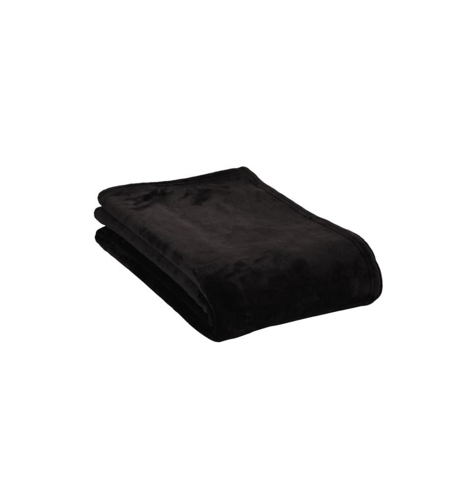 ESKIMO - Couverture Silky Noir,150 x 200 cm