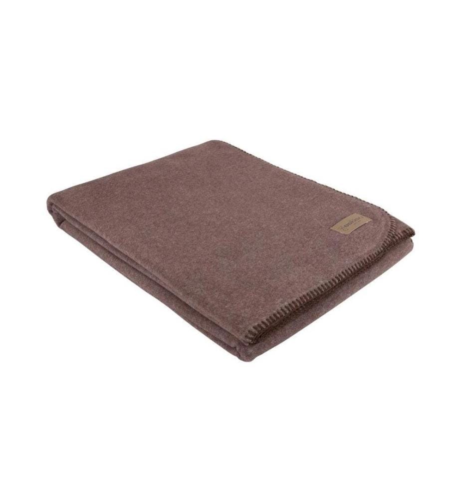 ESKIMO - Couverture Edelvelours Brun foncé, 100 x 150 cm