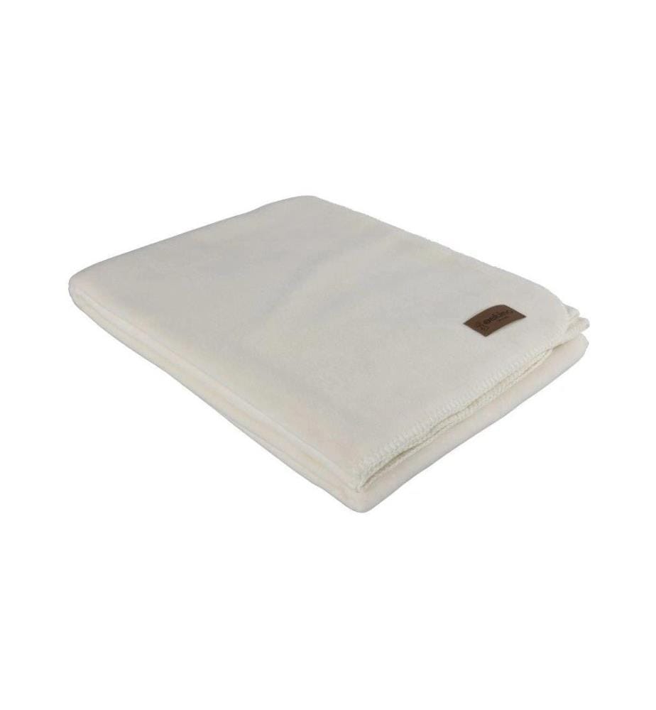 ESKIMO - Couverture Edelvelours Laine blanc, 100 x 150 cm
