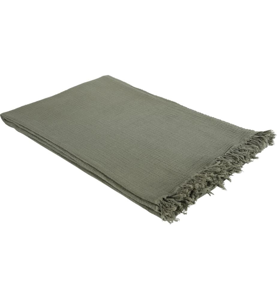 ESKIMO - Couverture Nizza 140 x 210 cm, olive