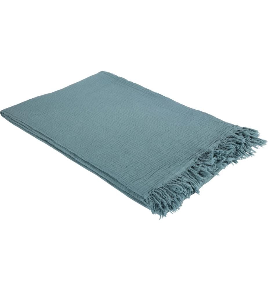 ESKIMO - Couverture Nizza 140 x 210 cm, pétrole